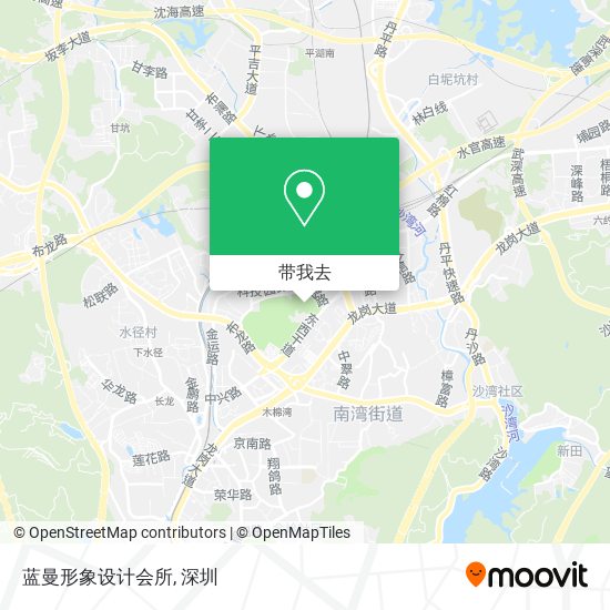 蓝曼形象设计会所地图