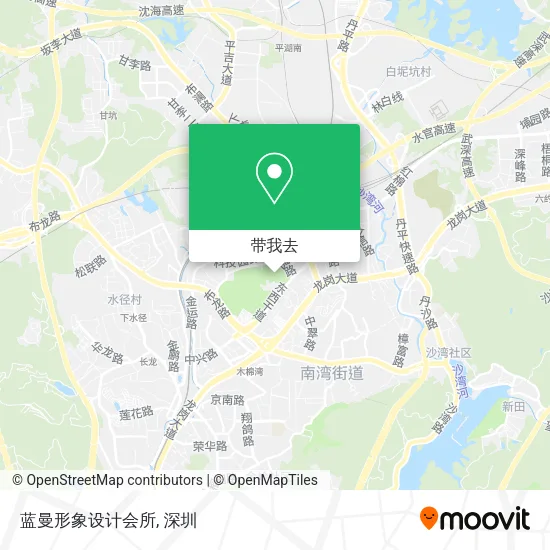 蓝曼形象设计会所地图