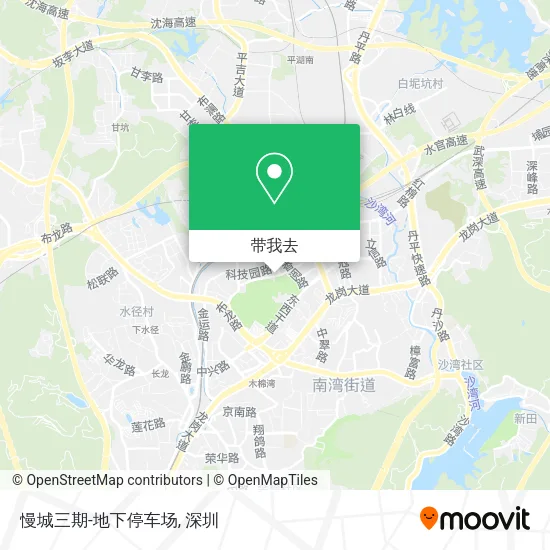 慢城三期-地下停车场地图
