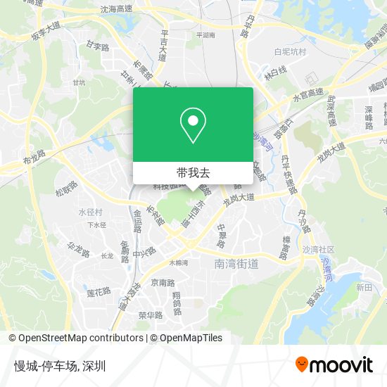 慢城-停车场地图