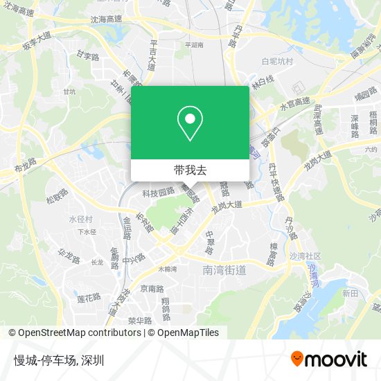 慢城-停车场地图