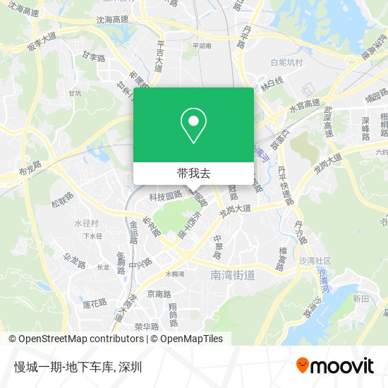 慢城一期-地下车库地图
