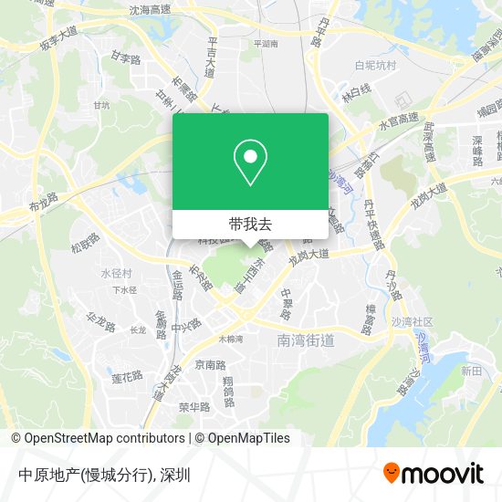 中原地产(慢城分行)地图