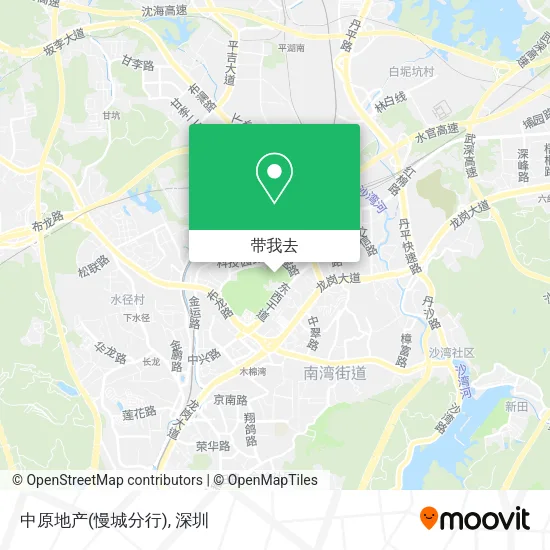 中原地产(慢城分行)地图