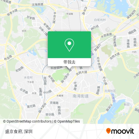 盛京食府地图