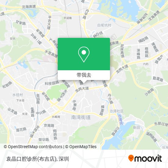 袁晶口腔诊所(布吉店)地图