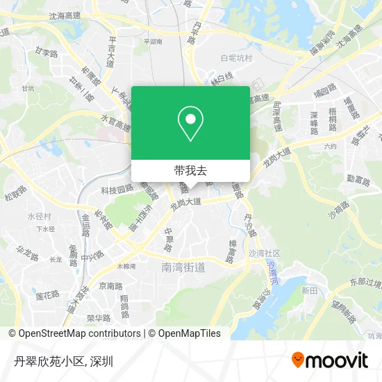 丹翠欣苑小区地图