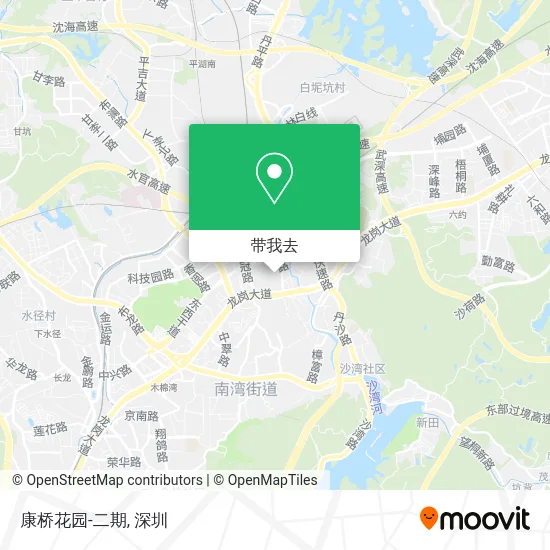 康桥花园-二期地图