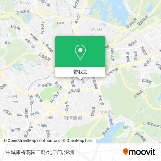 中城康桥花园二期-北二门地图
