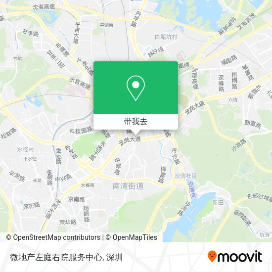 微地产左庭右院服务中心地图