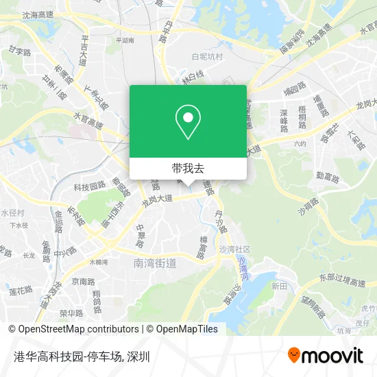 港华高科技园-停车场地图
