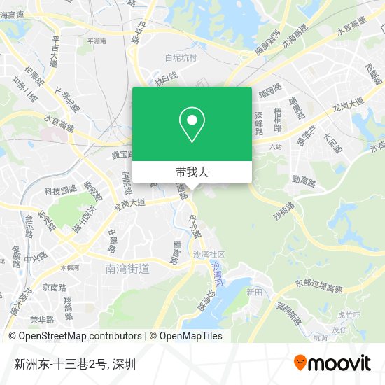新洲东-十三巷2号地图