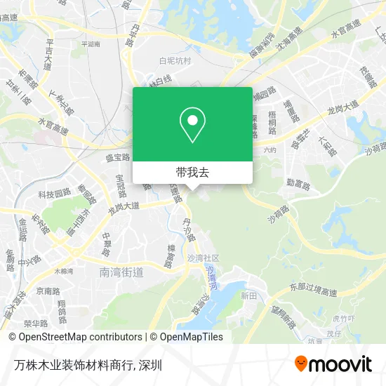 万株木业装饰材料商行地图