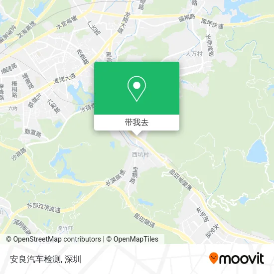 安良汽车检测地图