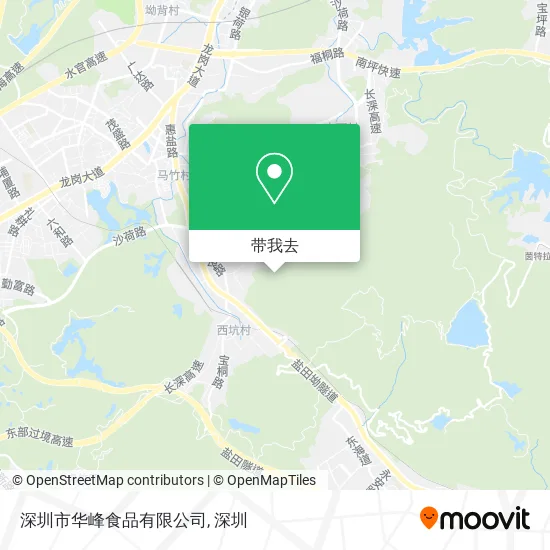 深圳市华峰食品有限公司地图
