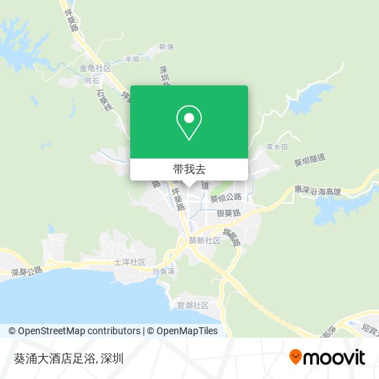 葵涌大酒店足浴地图