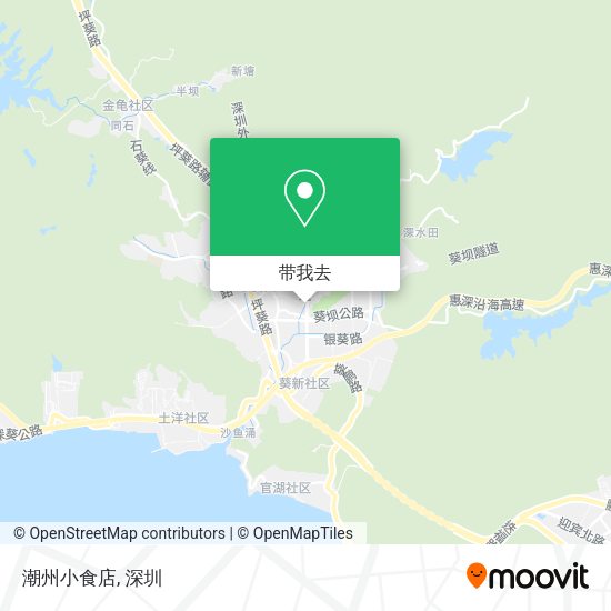潮州小食店地图