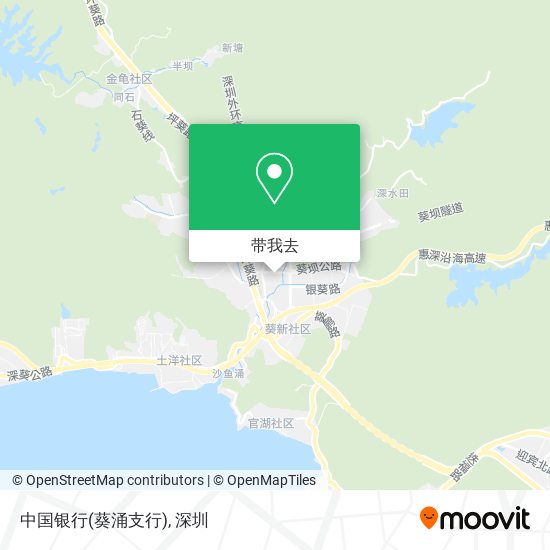 中国银行(葵涌支行)地图