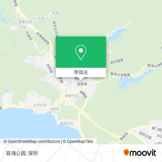葵涌公园地图