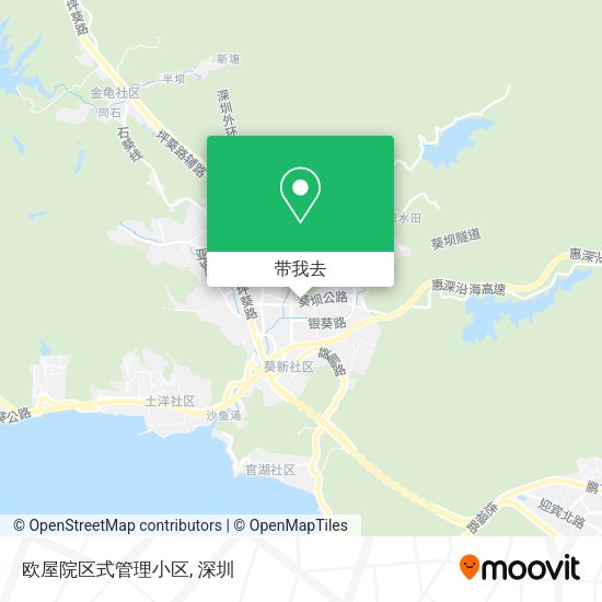 欧屋院区式管理小区地图