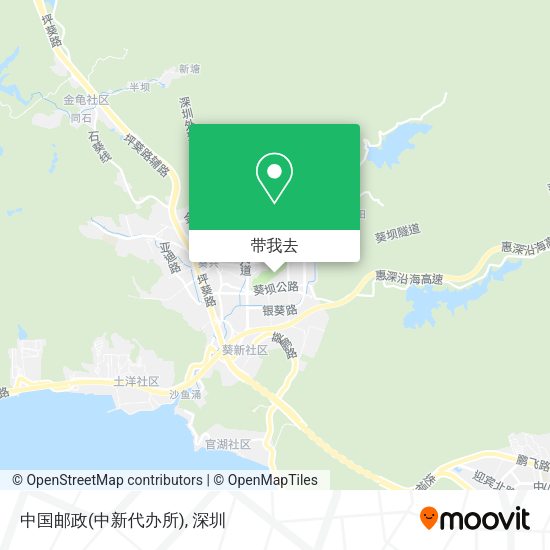 中国邮政(中新代办所)地图