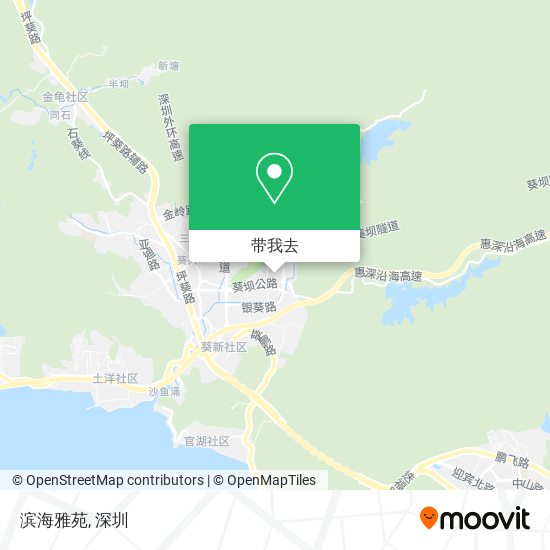 滨海雅苑地图
