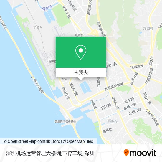 深圳机场运营管理大楼-地下停车场地图