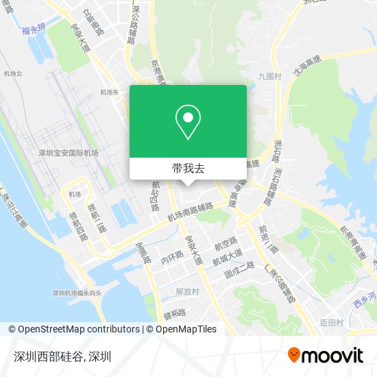 深圳西部硅谷地图