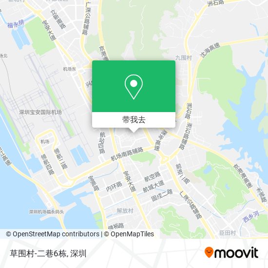草围村-二巷6栋地图
