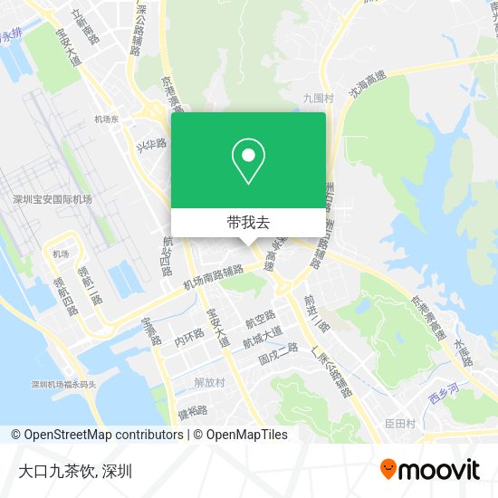 大口九茶饮地图