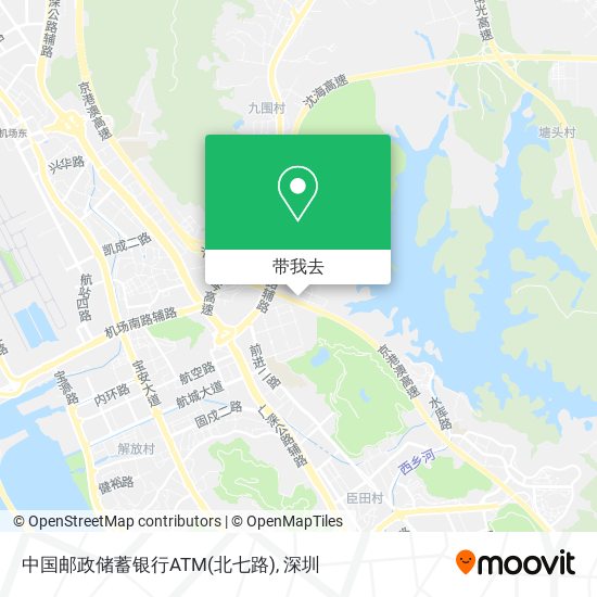 中国邮政储蓄银行ATM(北七路)地图