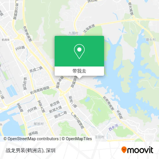 战龙男装(鹤洲店)地图