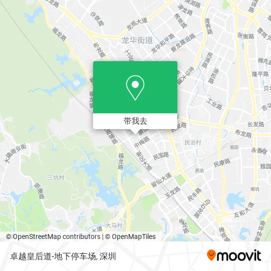 卓越皇后道-地下停车场地图