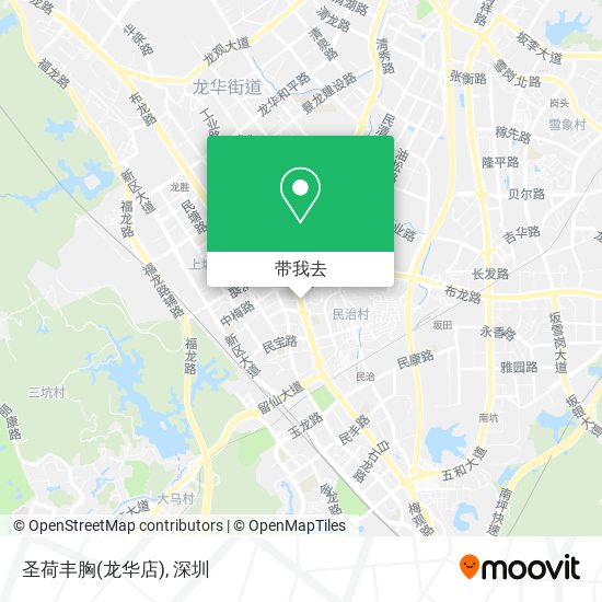 圣荷丰胸(龙华店)地图