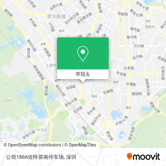 公馆1866佐阾荟南停车场地图