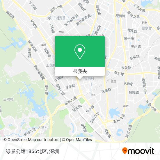 绿景公馆1866北区地图