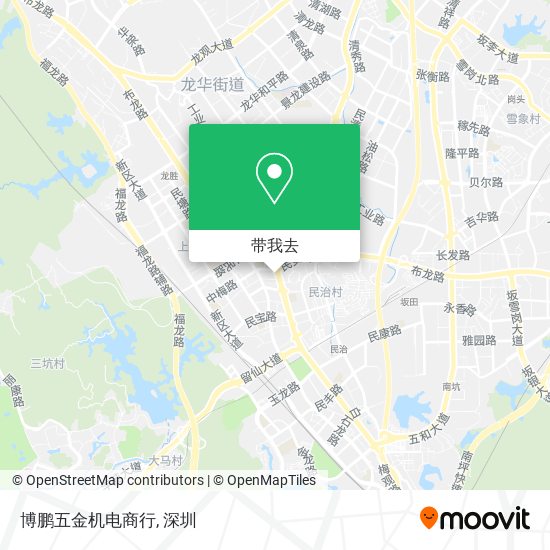 博鹏五金机电商行地图