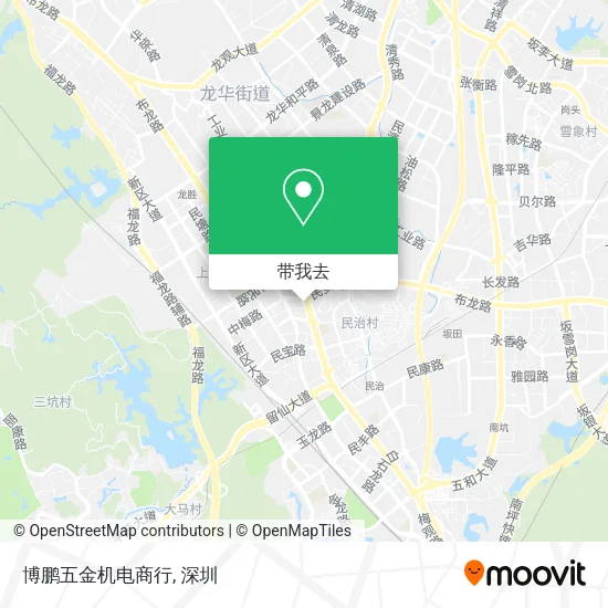 博鹏五金机电商行地图