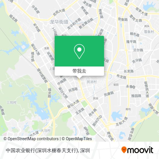 中国农业银行(深圳水榭春天支行)地图