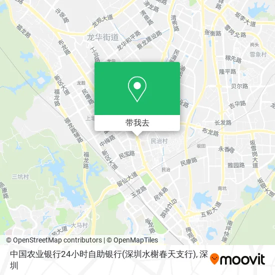 中国农业银行24小时自助银行(深圳水榭春天支行)地图