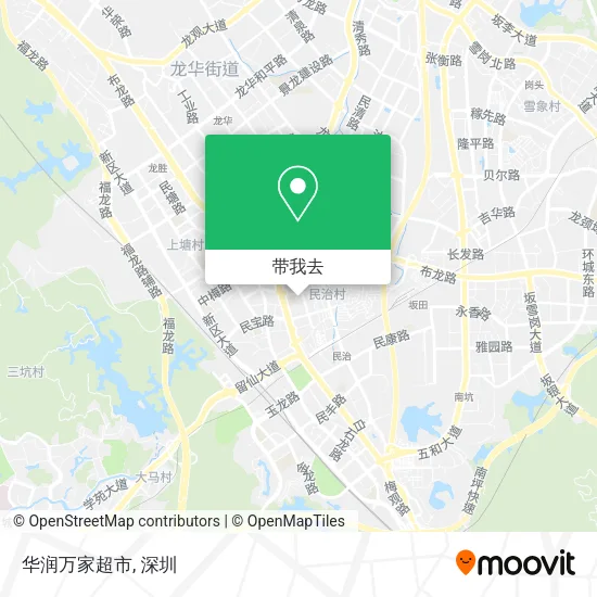 华润万家超市地图