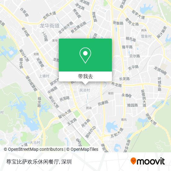 尊宝比萨欢乐休闲餐厅地图