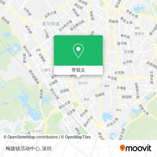 梅陇镇活动中心地图