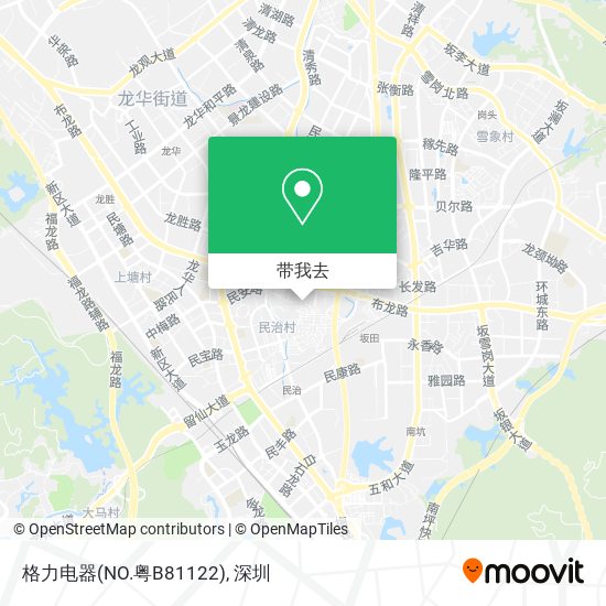 格力电器(NO.粤B81122)地图
