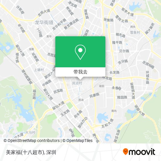 美家福(十八超市)地图
