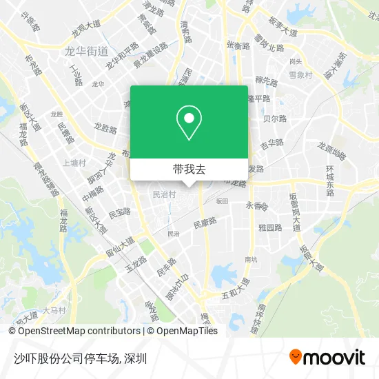 沙吓股份公司停车场地图