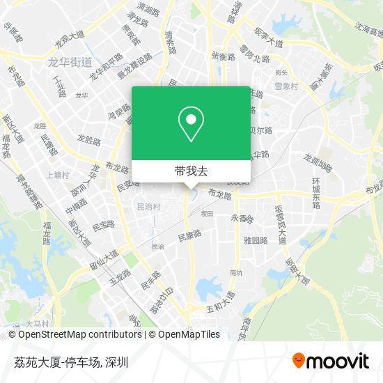 荔苑大厦-停车场地图