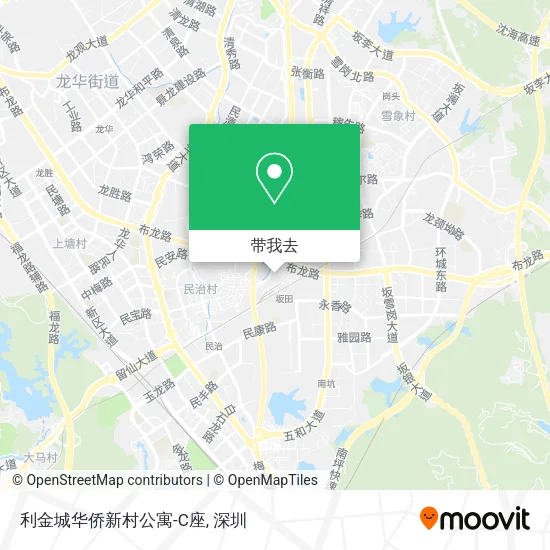 利金城华侨新村公寓-C座地图