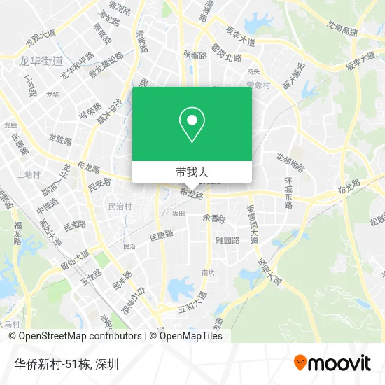 华侨新村-51栋地图