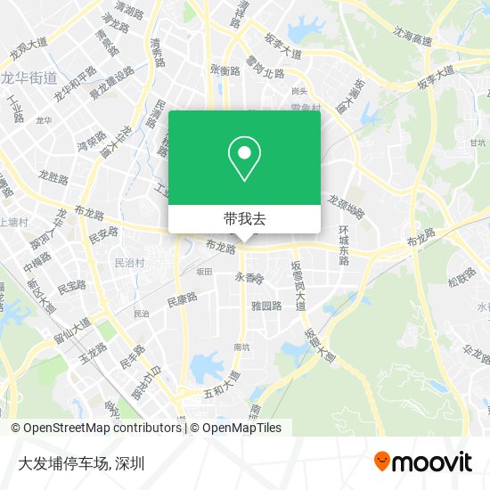 大发埔停车场地图